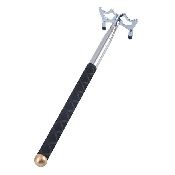 Puente para taco de billar con cabezas de acero inoxidable para mesa de billar cabeza baja