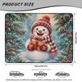thumbnail image 7 of Bulopur Snowman Car Trunk Mat 29" x 39", Cute Snowman Holding Gift Xmas Print Cargo Liner, Waterproof Non-Slip Rear Cargo Mat for Winter Holiday, 7 of 7