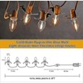 thumbnail image 4 of 5 Base C7 String Bulbs Christmas Village Light Accessory Cord With 5 Led Light Bulb, 4 of 5