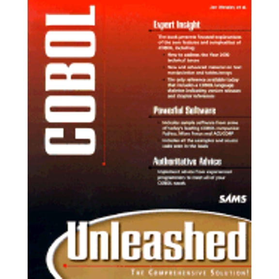 Pre-Owned COBOL Unleashed (Paperback) by Jon Wessler, Sams Publishing