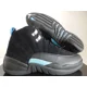 thumbnail image 1 of Ni - ke Ni - ke AIR JORDAN 12 RETRO "NUBUCK" BLACK-UNIVERSITY BLUE SZ 9 "2009" [130690-018], 1 of 5