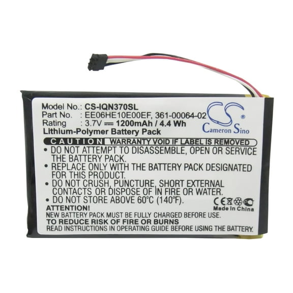 1200mAh Garmin EE06HE10E00EF 361-00064-02 361-00046-02 Battery for Nuvi 3790 Nuvi 3760T Nuvi 3760 Nuvi 3790T Nuvi 3700