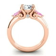 thumbnail image 4 of 2.50 Carat Unique Round Shape (F-G/VS1) Natural Diamond Pink Sapphire Gemstone Ring for Engagement 14K Rose Gold Size 9.5 by Diamond Capitals, 4 of 8