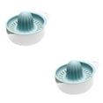 thumbnail image 1 of heritaly Manual Portable Juicer Plastic Orange Lemon Squeezer Kitchen Accessories Fruit Tool Juicer Machine 2Set, 1 of 6