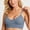 Blue, variant on Women Ribbed Seamless Wireless Sports Yoga Bra Adjustable Thin Spaghetti Straps Removable Pads Shockproof Camisole Bralette Soft Sweat Wicking Wine L