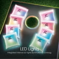 thumbnail image 6 of Cipton Light Up Cornhole Bags 4 Bean Bag Toss Outdoor Games - 4 Pack, 6 of 8
