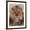 Brown Frame, variant on Art.com Lion Stretched Canvas Print Wall Art, 12" x 16"