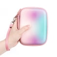 thumbnail image 2 of <p> Camera Hard Case Protective Case For Link 2 Printer  Camera Hard Carrying Case  Camera Hard Case With  Zipper EVA Waterproof Universal  Camera Carrying Case For Mini EVO For, 2 of 7