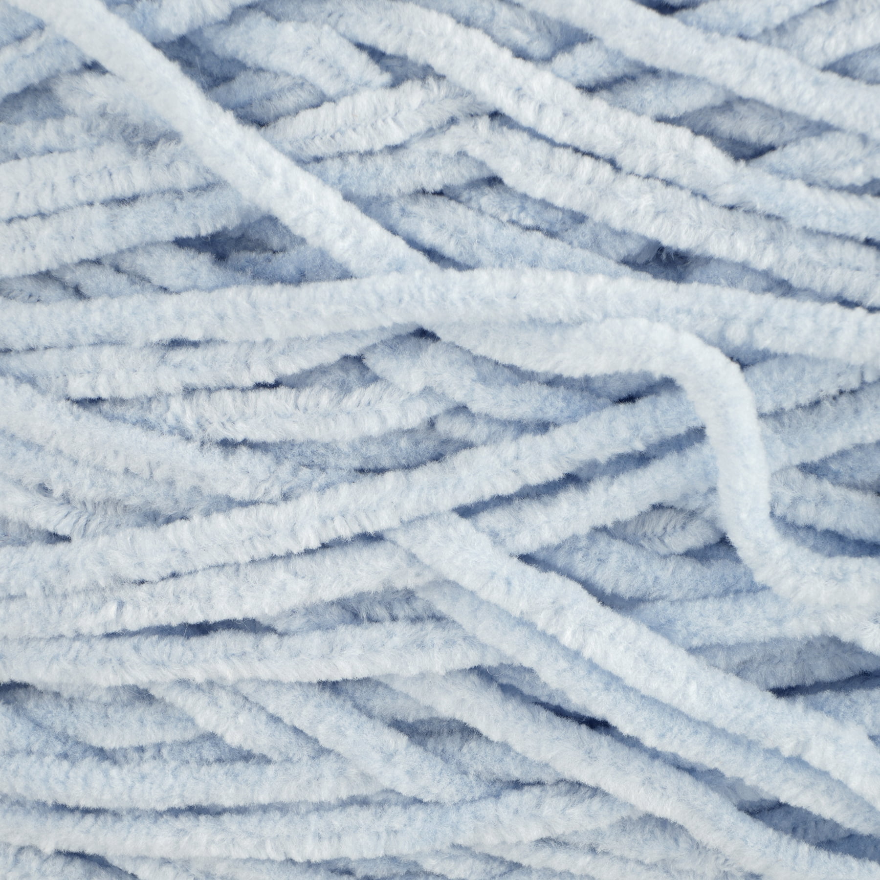 (3 pack) Petite Purl Yarn by Loops & Threads - Yarn for Knitting - Crochet - Weaving - and Arts & Crafts - Blue - Polyester - 8.75 oz