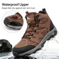 thumbnail image 4 of MeMoride Men's Waterproof Hiking Boots Outdoor Anti-Slip Mid Trekking Lightweight Mountaineering Shoes, 4 of 8