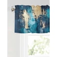 thumbnail image 6 of Valances for Windows Abstract Graffiti Art Rod Pocket Cafe Window Treatments Valance Curtains for Kitchen Bathroom Laundry Basement Windows 60"x18", 6 of 9