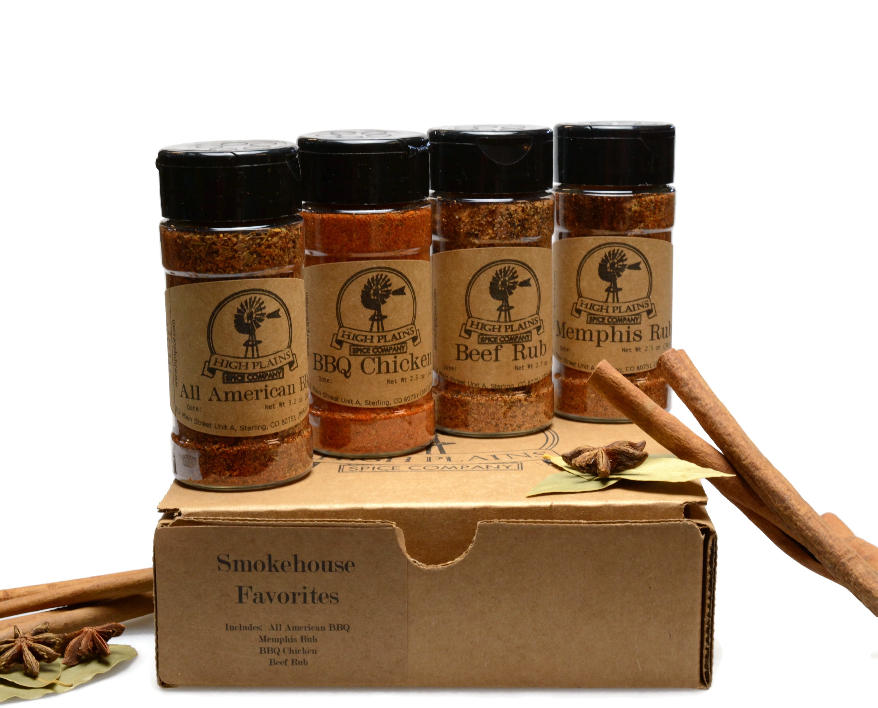 Smokehouse Favorites BBQ Rub and Spices Gift Set High Plains Spice