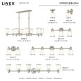 thumbnail image 4 of Livex Lighting - Middlebush - 2 Light Bath Vanity in Traditional Style - 14.5, 4 of 13