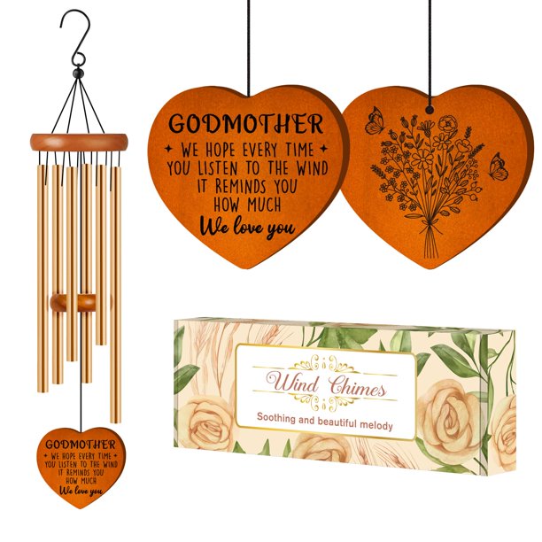 Carillones de viento, regalos para madrina de la ahijada, madrina, Damaigiift