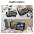 thumbnail image 5 of Fotbe Colorful Floral Forest Fairy Pattern Pencil Case,Canvas Pen Case, Multi- Slot Pencil Pouch, Portable Pencil Bag, Pen Case for& Office, Makeup Bag ,Zipper Pouch, 5 of 6