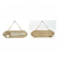 thumbnail image 7 of Light Gray Wooden Welcome Wall Plaque, Outdoor Welcome Sign, Wooden Wall Decor, Farmhouse Decor, 8X2.5 Inch Hanging Ornament with Twine Bow and White Heart Detail for Soft Warm, 7 of 7
