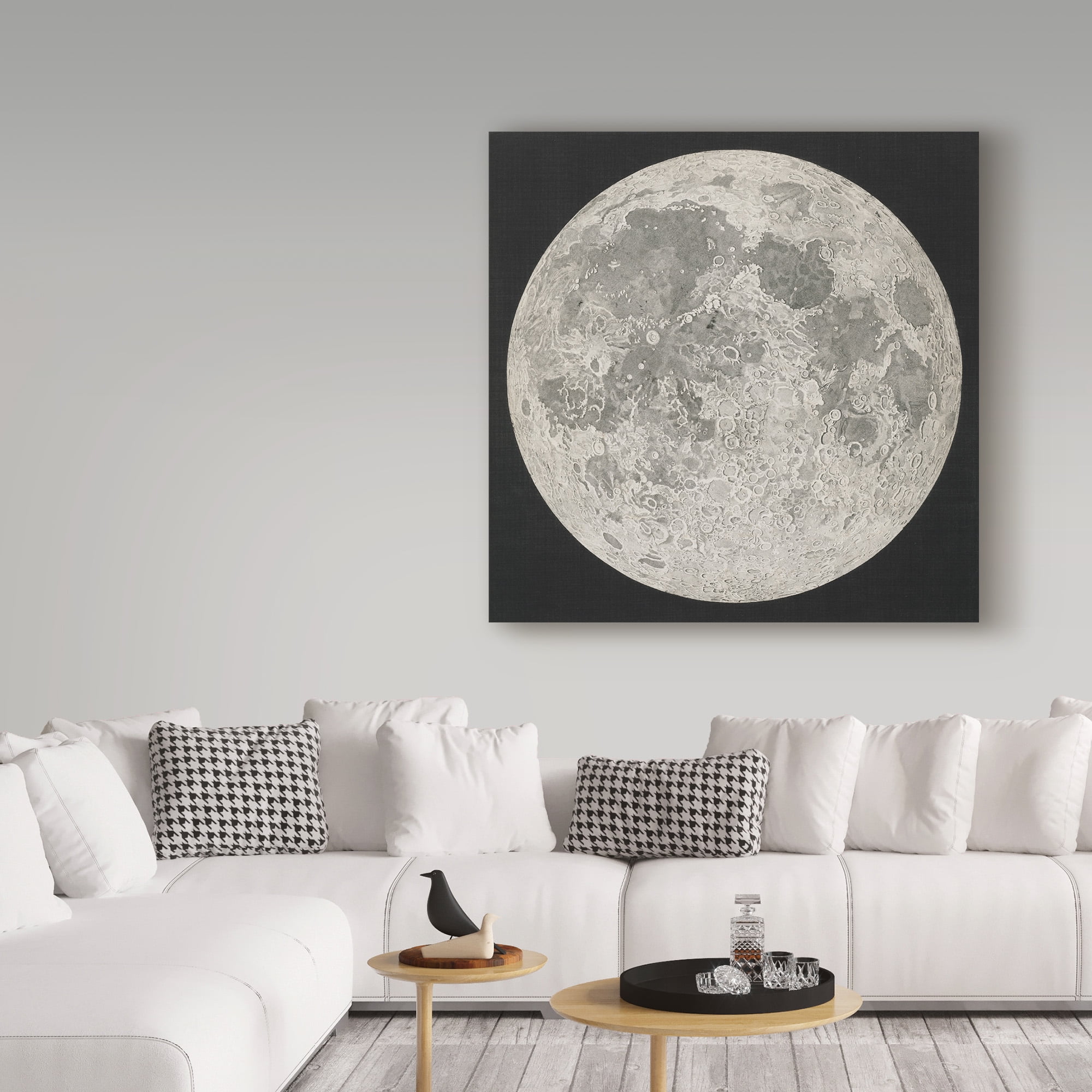Trademark Fine Art 'Lunar Cartography, 1805-06' Canvas Art by John Russell