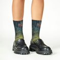 thumbnail image 4 of Naloa Peaceful Deer Lily Pond Kids Socks Unisex Kids and Toddlers' Crew Socks, ,1 Pairs, 4 of 5