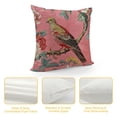 thumbnail image 4 of Awypu  Blush Pink Chinoiserie Flower Bird Farmhouse Throw Pillow Cushion Peacock Animal Asian Garden Floral Cushion Cover Chinoiserie Chic Asian Euro Sham Pillow 24x24in, 4 of 5
