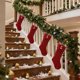 thumbnail image 4 of Herunwer Christmas Stockings with Initials, Letter Embroidered Xmas Stockings, Monogram Knitted Xmas Stocking, Christmas Party Fireplace Family Hanging Stocking Decorations, 4 of 5