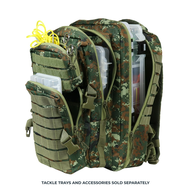 Osage River Fishing Backpack Tackle and Rod Storage - Camo