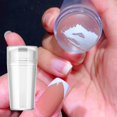 thumbnail image 3 of 1 Set Nail Art Stamper High Durability Smooth Surface Compact Size Good Elasticity Detachable Wide Application Reusable Clear Nai, 3 of 10