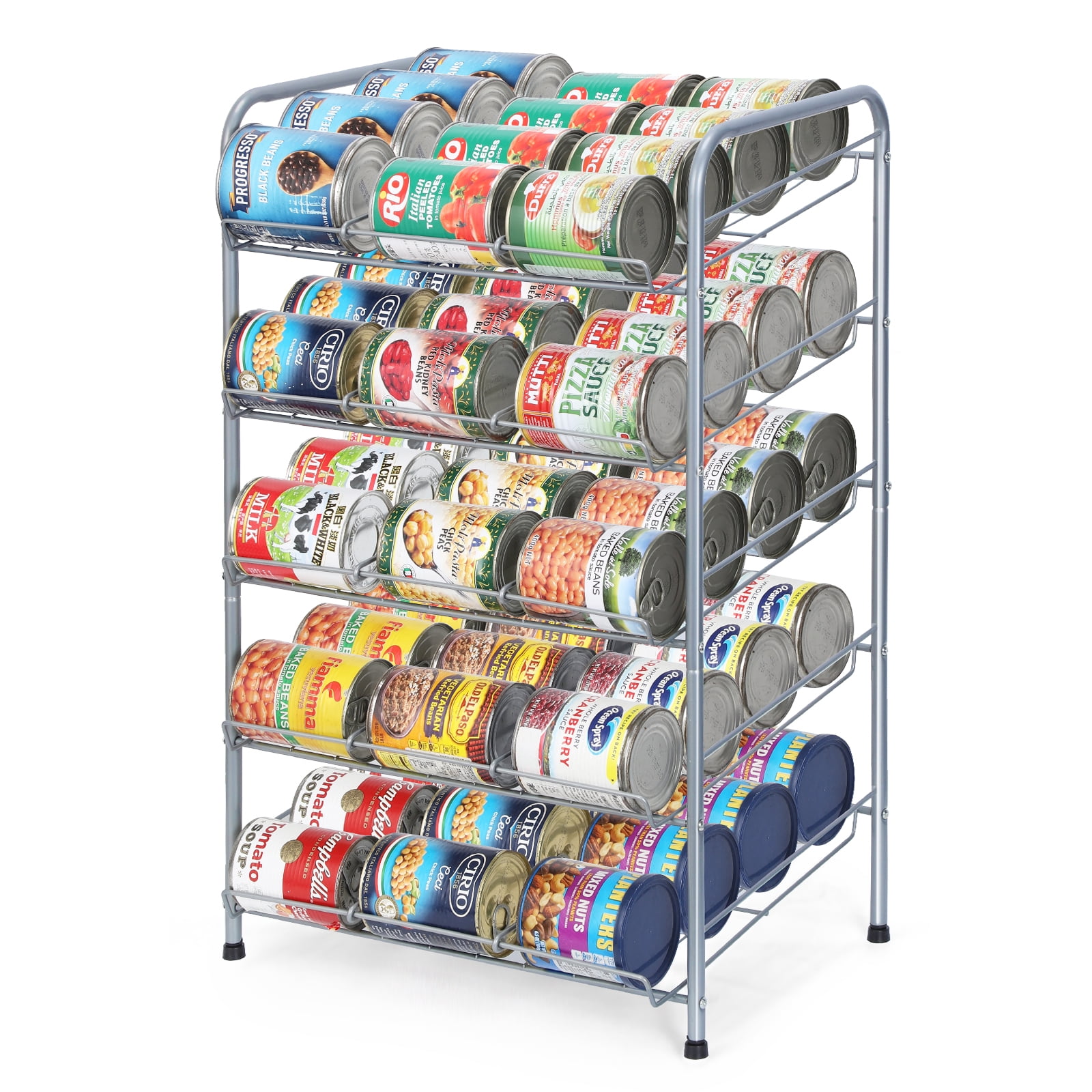 Can Organizer for Pantry, Can Rack Organizer Holds up 60 Cans, Can Storage Organizer Rack for