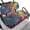 Colorful, variant on HUIACONG Rainbow Paw Print Golf Cart Seat Covers Washable for EZGO Club Car Seats, Interior Protection Soft Golf Cart Seat Covers 2 Piece Machine Washable