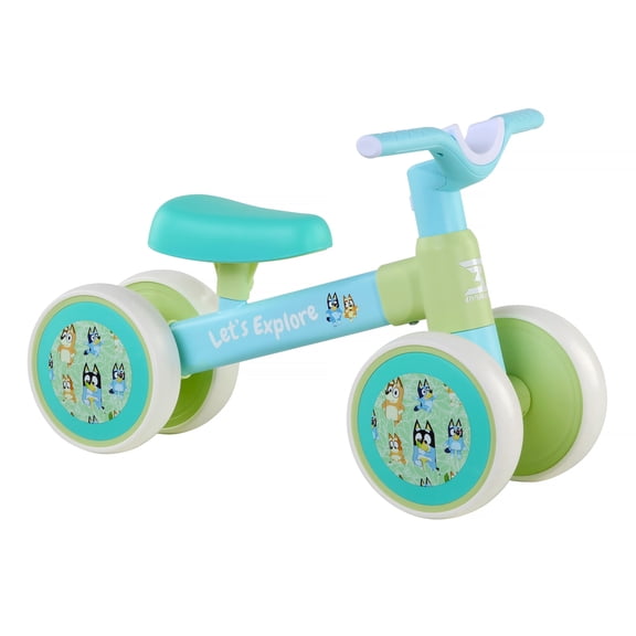 Bluey Unisex Non-Electric 4-Wheel Balance Bike