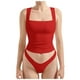 thumbnail image 1 of Camiseta sin mangas sexy con cuello cuadrado y espalda descubierta, tirantes ajustables, ropa de club, para mujer - XS-XL, 1 of 7