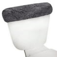 thumbnail image 6 of HOME WEAVERS Waterford Collection Cotton Toilet Tank Cover, 10" x 22", Gray, 6 of 9