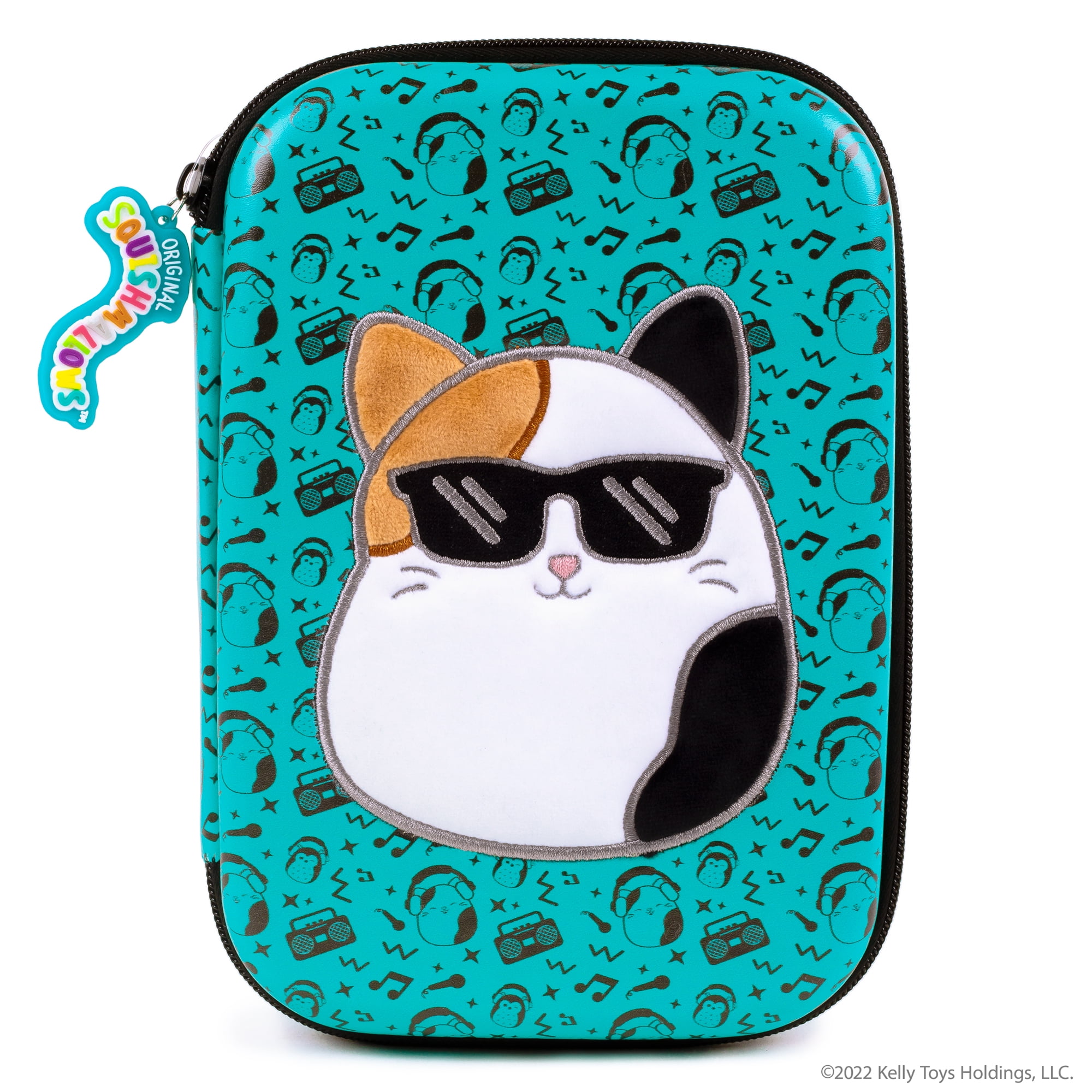Squishmallows Cam the Cat Pencil Case, Hard Case Supply Box with Zipper ...