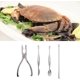 thumbnail image 3 of Jinyi Crab Tools, Kit Tools, Nuter Nuts Tool, Less Steel Crab Opener Clip Lobster Fork Er Tool Set For Seaf, 3 of 5