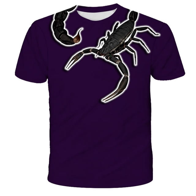 2022 Animal Scorpion 3D Print Short Pants For Children New Fashion Short Pants Streetwear Cool T Shirts13T Gong Bohan LED
