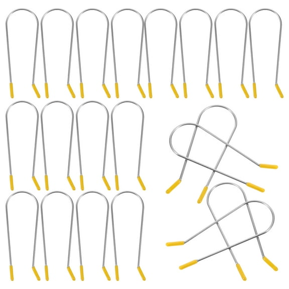 ETHZZLE 20Pcs Red Hot Curler Securing Clips for Hair Versatile Styling Tool