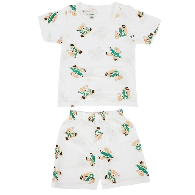 Conjunto de camiseta corta para bebé, trajes de verano transpirables para bebé, ropa de dos piezas para SummerBear 150cm