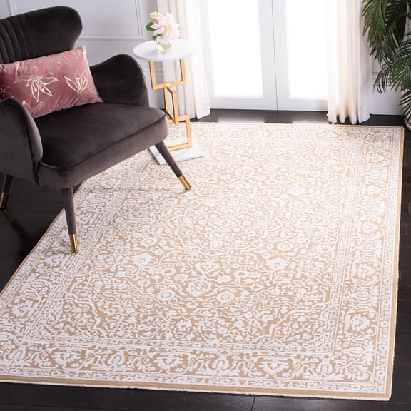 Safavieh Martha Stewart Sabrina Bayram Medallion Area Rug, Gold/Ivory, 9' x 12'