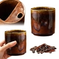 thumbnail image 2 of ZZHZGZ Clearance Sale Ceramic Cup Porcelain Coffee Mug Lid No Handle Travel Friendly Home, 2 of 7