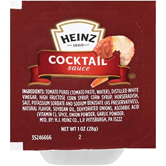 Heinz Single Serve Cocktail Sauce (100 ct Casepack, 1 oz Cups)