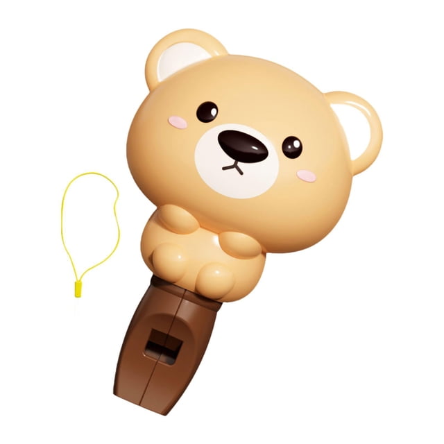 Silbato para mascotas, juguete, instrumento musical, juguete educativo, silbato deportivo Marrón