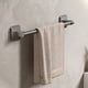 thumbnail image 5 of Toallero de una barra, toallero con ruedas, toallero de baño de aluminio que ahorra espacio, toallero de pared montable, diseño minimalista moderno, toallero ajustable plegable, marco de, 5 of 7
