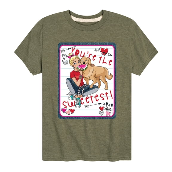Barbie - You're The Sweetest Barbie - Toddler And Youth Short Sleeve Graphic T-Shirt