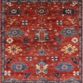 thumbnail image 1 of Ahgly Company Indoor Square Mid-Century Modern Rose Purple Oriental Area Rugs, 3' Square, 1 of 6