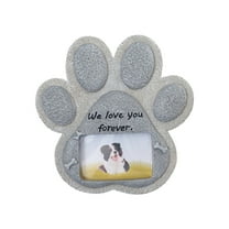 Moocorvic Pet Memorial Stone Engravable Garden Marker with Photo Frame,Outdoor Dog Cats Backyard Personalized Memorial Headstone Pet Gifts