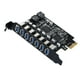thumbnail image 4 of de expansión e 7 puertos USB 3.0, Super Speed USB3.0 -E 1x, Hub Express Converter, PC de escritorio de tercera, 4 of 9