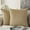 Khaki, variant on Knubmt Set of 2 Soft Velvet Pillow Covers Solid Decorative Square Pillowcase for Sofa Couch Bed Chair, 16x16inch