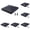 10pc, variant on 4x4 Post Cap Fence Post Caps Black Aluminum Pyramid Post Cap Cover Waterproof Outdoor Deck Fence Wood Post Protector Decorative Cap 10.6x10.6x1.7cm 1 Pack