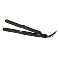 thumbnail image 1 of ISO Beauty Turbo Silk Edition 1 Inch Scratch resistant Titanium Plates Hair Straightener Flat Iron - Curved, Sleek Body Design Allows You To Create Multiple Styles - (Black), 1 of 1