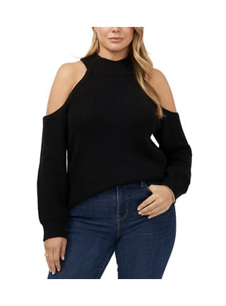 Cold shoulder hoodie plus size online