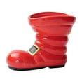 thumbnail image 6 of Topbathy Red Ceramic Santa Vase Festive Home Decor for Flower Arrangement, 6 of 8